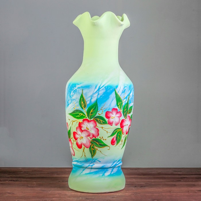 Ваза "Алёнка", нежность акрил, салатовая