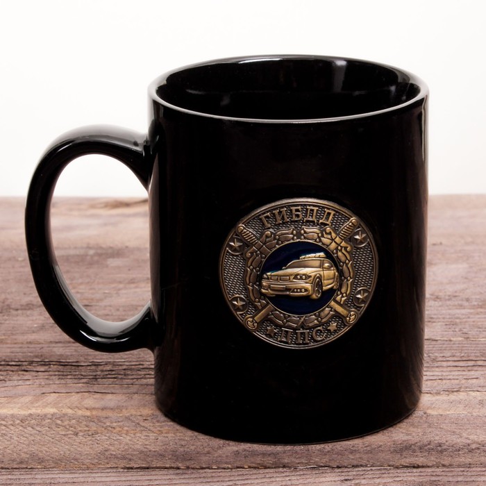 Кружка с бляхой "ГИБДД ДПС", 300 мл