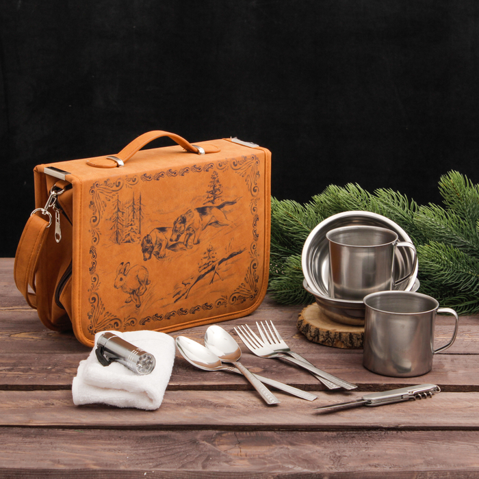 Туристический набор "Охота на зайца", 11 предметов