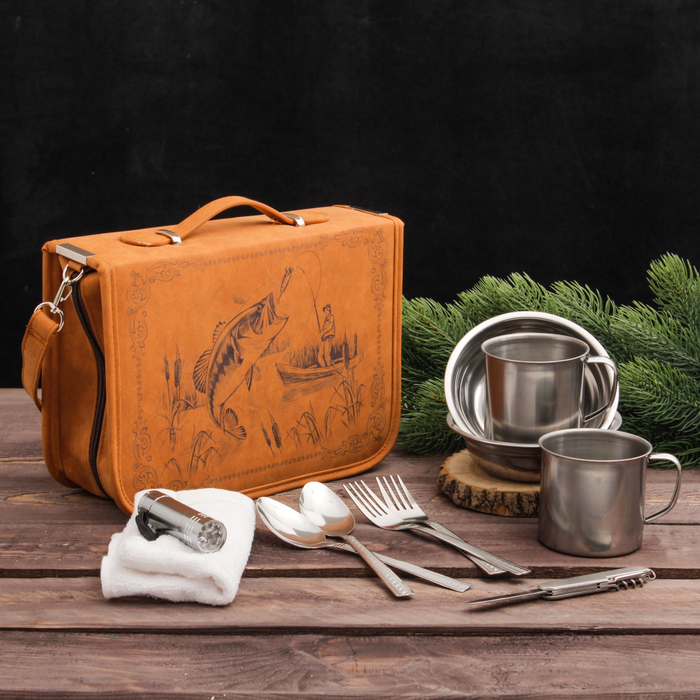 Туристический набор "Рыбак и рыба", 11 предметов