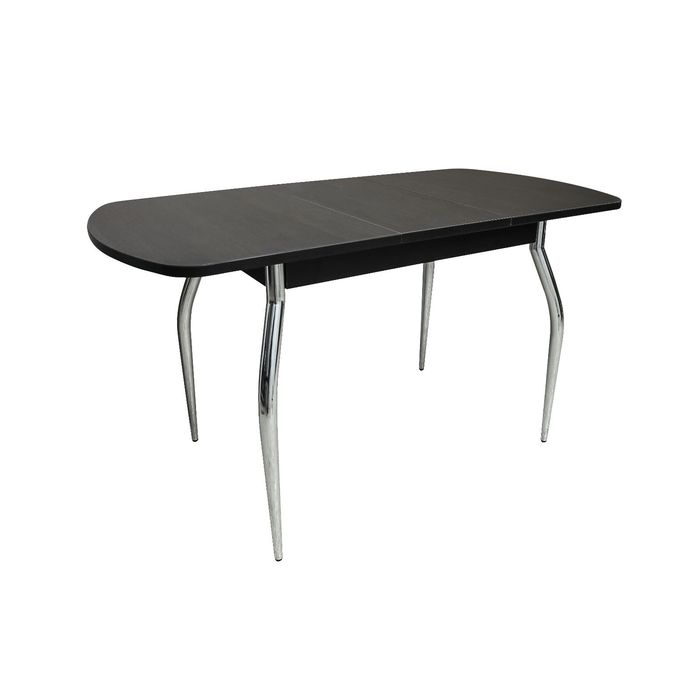 Стол раздвижной ПГ-01ДСП венге/хром фигурные