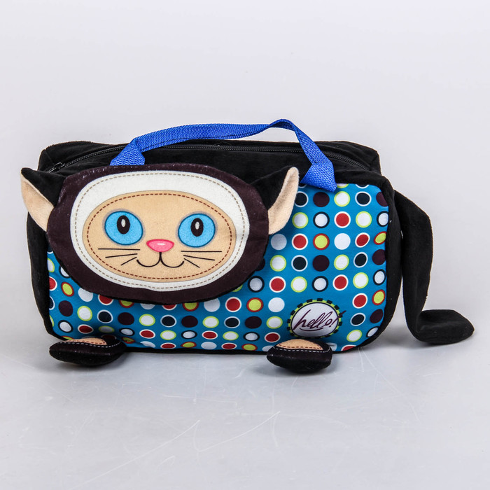 Мягкая игрушка-сумка "Путешественница Кошка" цвет МИКС 29 см 27.205.3