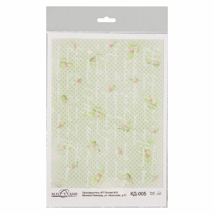 Канва для вышивания с рисунком, дизайнерская