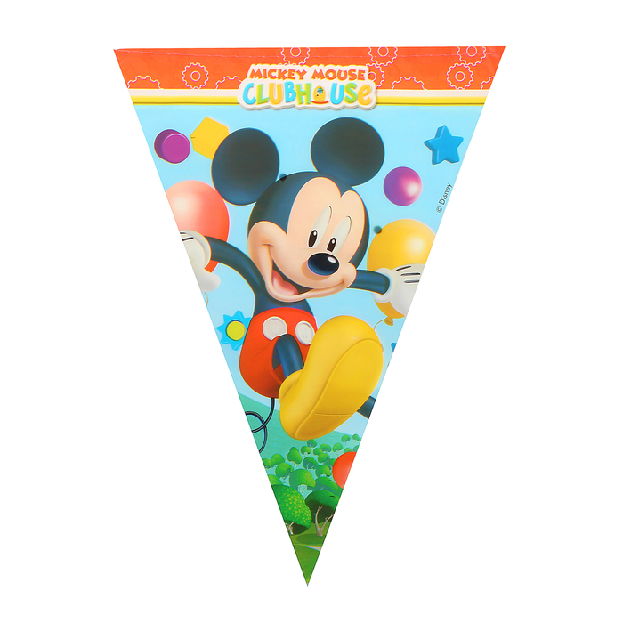 Гирлянда-вымпел "Микки игривый", 2,30 м/Р