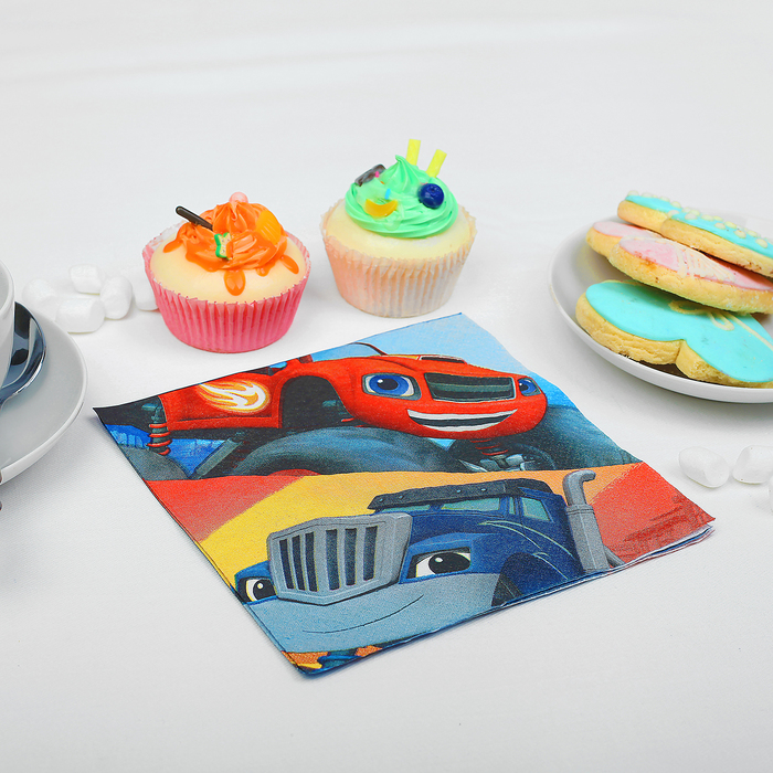 Салфетки бумажные "Вспыш", 33 см, набор 20 шт/А