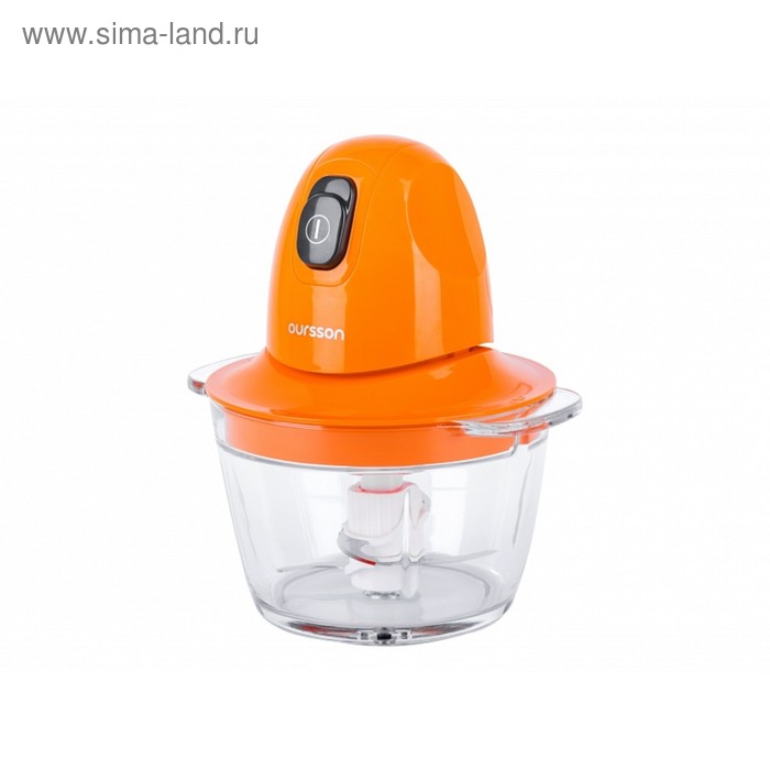 Измельчитель Oursson CH3010/OR, стекло, 300 Вт, 1 л, оранжевый