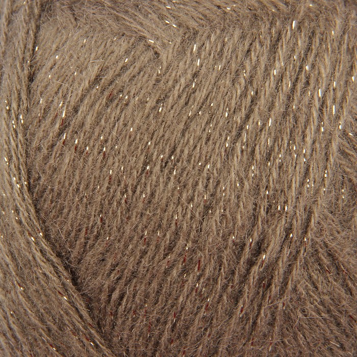 Пряжа "Angora Gold Simli" 75% акрил, 20% шерсть, 5% металлик 500м/100гр (696 античн)