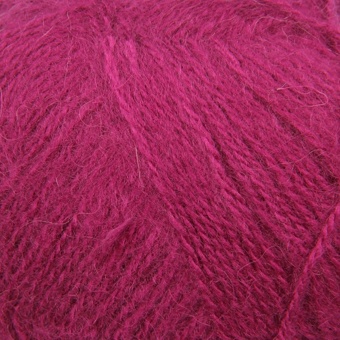 Пряжа "Angora" 40% мохер, 60% акрил 500м/100гр (303 фуксия)