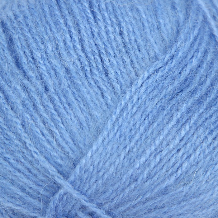 Пряжа "Angora" 40% мохер, 60% акрил 500м/100гр (600 ярко-голубой)