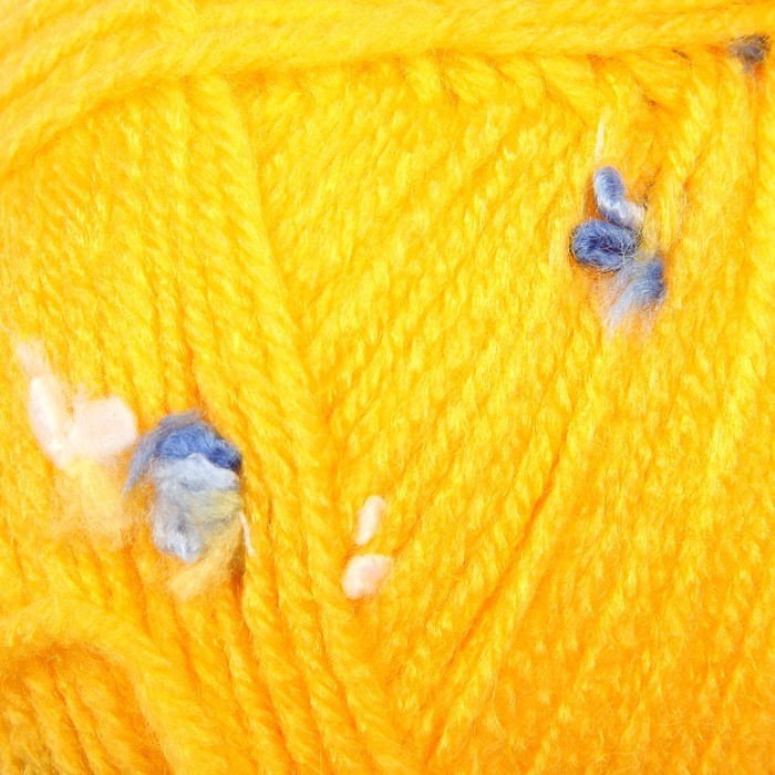 Пряжа "Baby Flower" 94% акрил, 6% полиамид 210м/100гр (5432 канарейка)