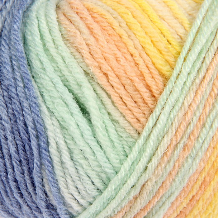 Пряжа "Baby Wool Batik" 40% шерсть, 40% акрил, 20% бамбук 175м/50гр (6539)