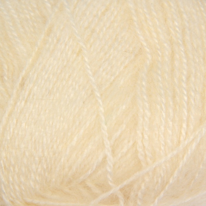 Пряжа "Angora" 40% мохер, 60% акрил 500м/100гр (502 молочный)