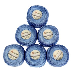 

Пряжа "Tulip" 100% микрофибра 250м/50гр (464 т.голубой)