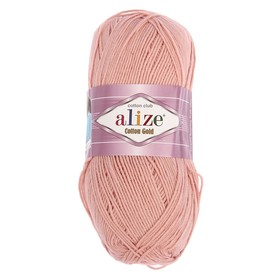 

Пряжа "Cotton Gold" 55% хлопок, 45% акрил, 330м/100гр (161 пудра)