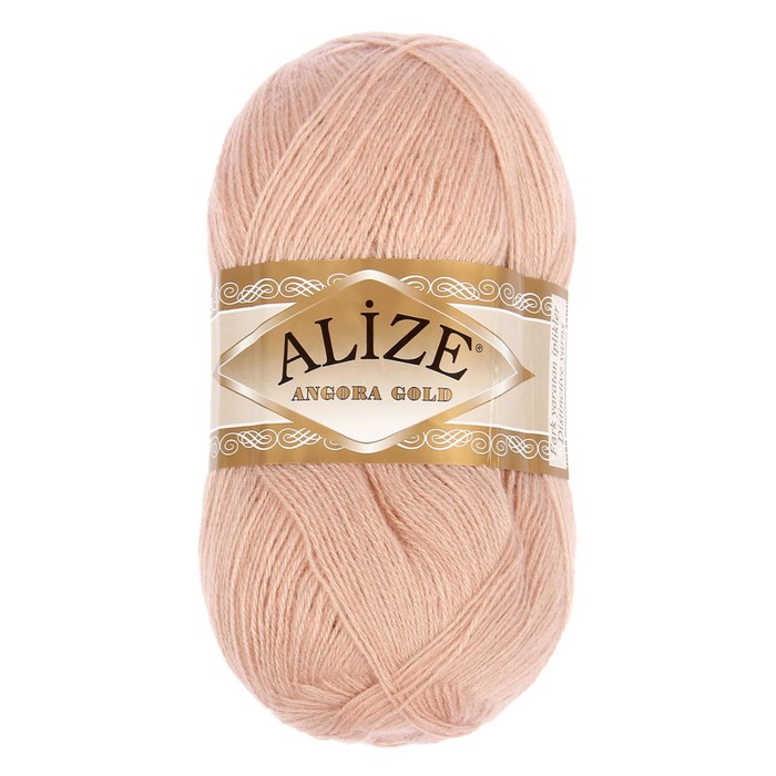 

Пряжа "Angora Gold" 20% шерсть, 80% акрил 550м/100гр (404 шампань)