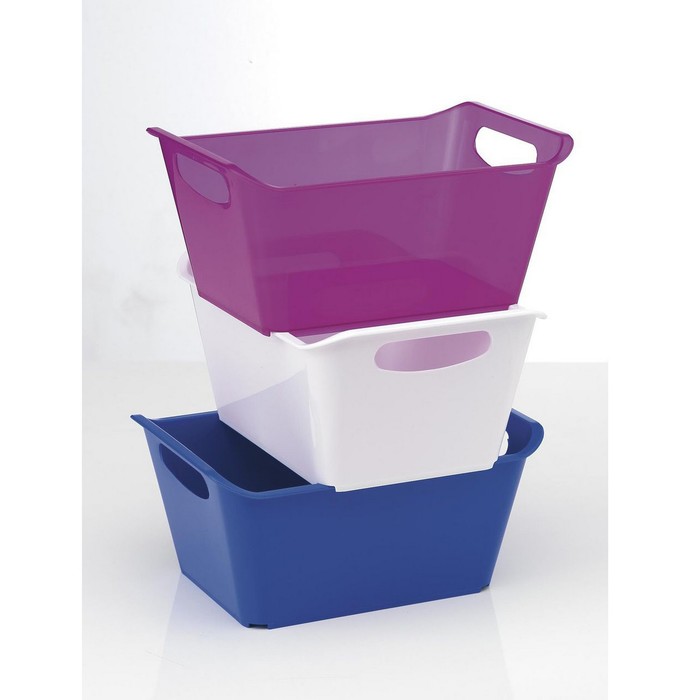Ящик хозяйственный, 10 л, цвет МИКС