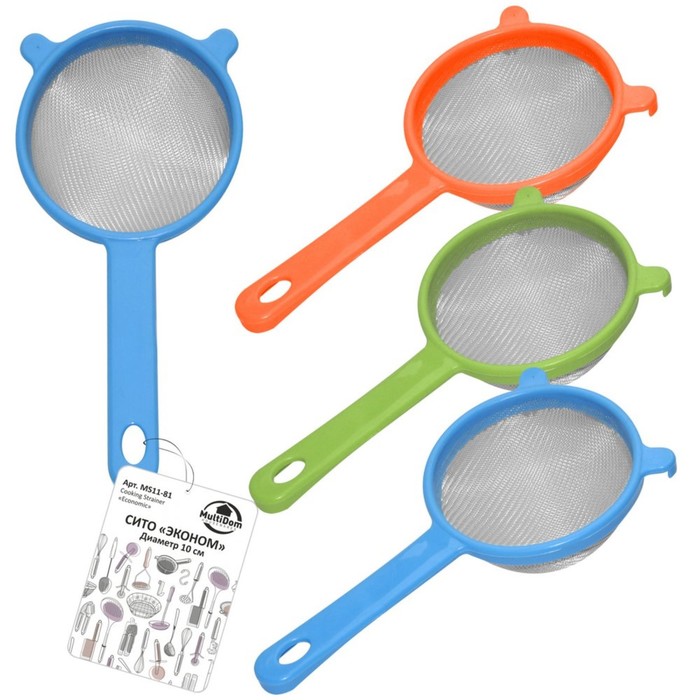 Сито 10 см "Эконом", цвет МИКС