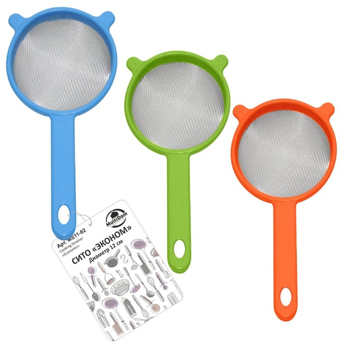 Сито 12 см "Эконом", цвет МИКС
