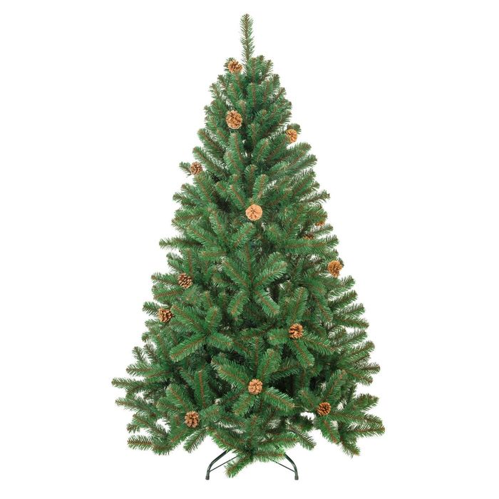 Ель искусственная "Лапландия" с шишками 240 см., Кол-во веточек969 шт.