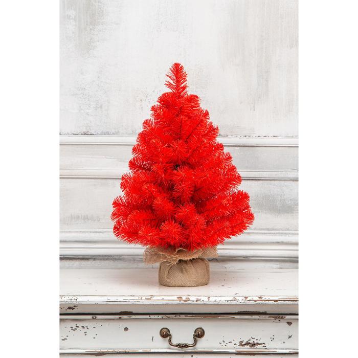 Ель искусственная "Огненная" 60 см., Кол-во веточек69 шт