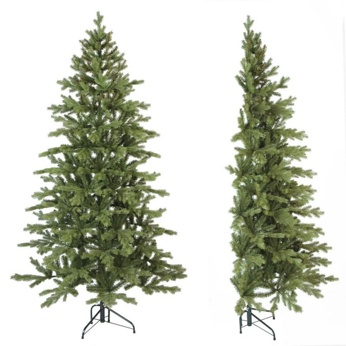 Ель искусственная пристенная "Графская" премиум 210 см., Кол-во веточек 799 шт.