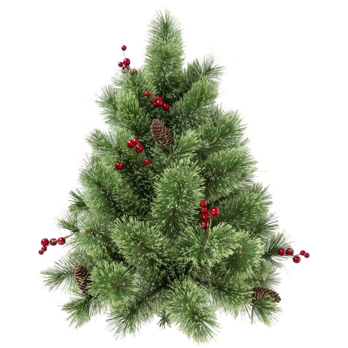 Ель искусственная "Роскошная" Настенная 60 см, d нижнего яруса 55 см, 40 веток