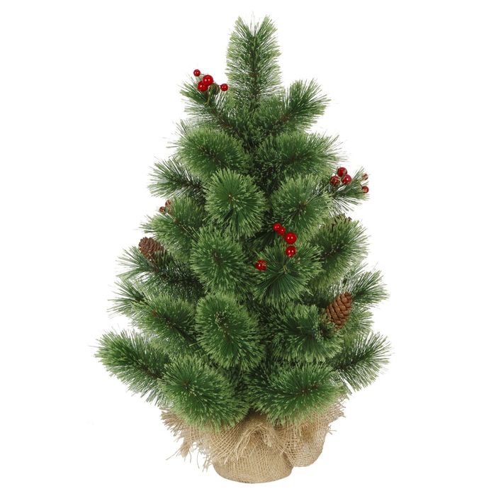 Ель искусственная "Роскошная" 60 см, d нижнего яруса 43 см, кол-во веточек 41 шт.