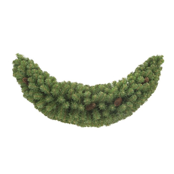 Хвойный сваг "Адмирал" зеленый 200 см., Кол-во веточек - 310 шт.