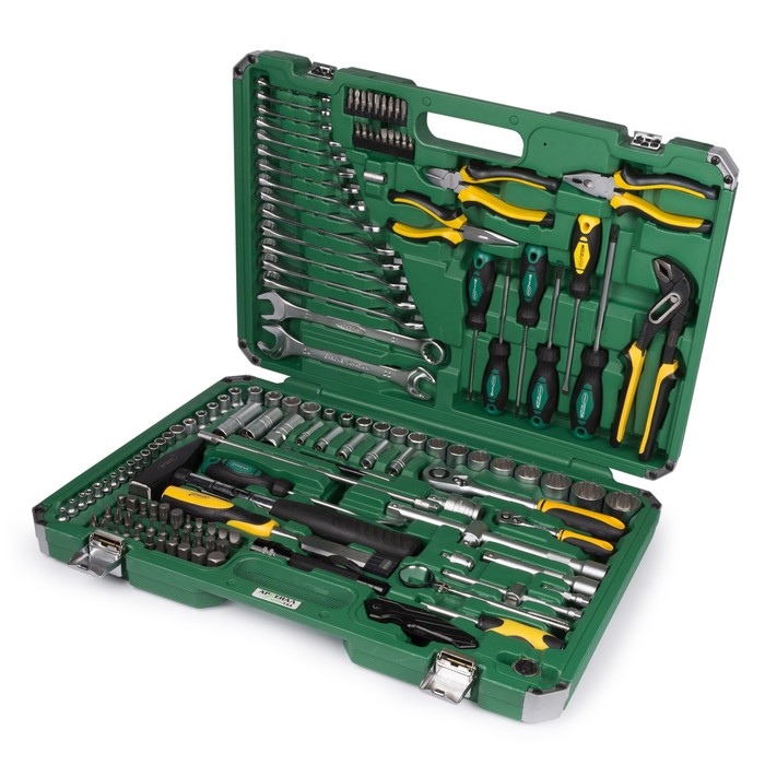 Набор инструмента "Арсенал", 144 предмета, общефункциональный и арматурный инструмент