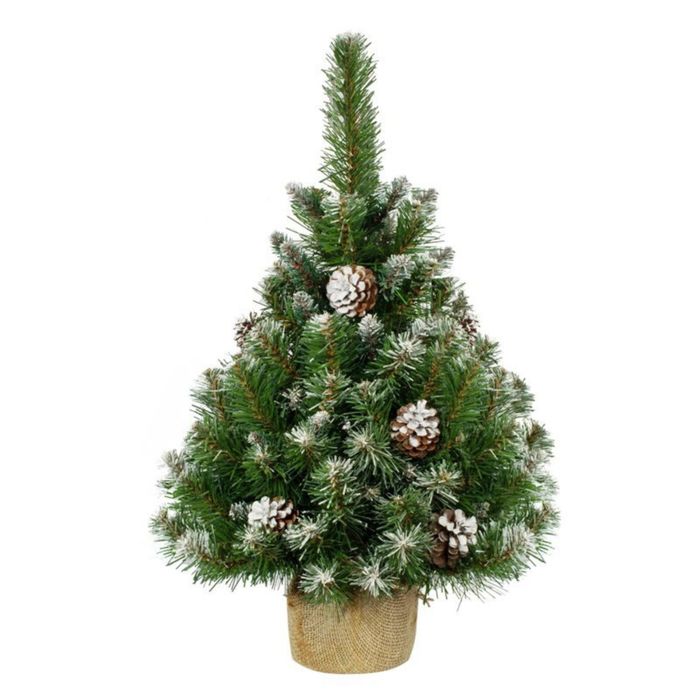 Ель искусственная "Снежная королева" снеженая в мешке 60 см, d нижнего яруса 45 см,