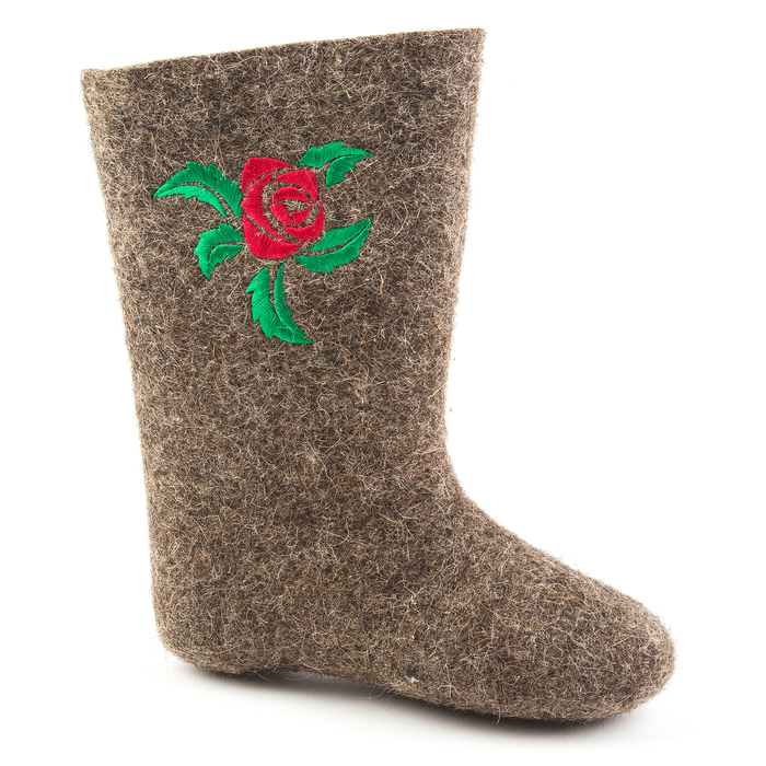 Валенки женские серые, мв "Роза", (р. 36 (24)