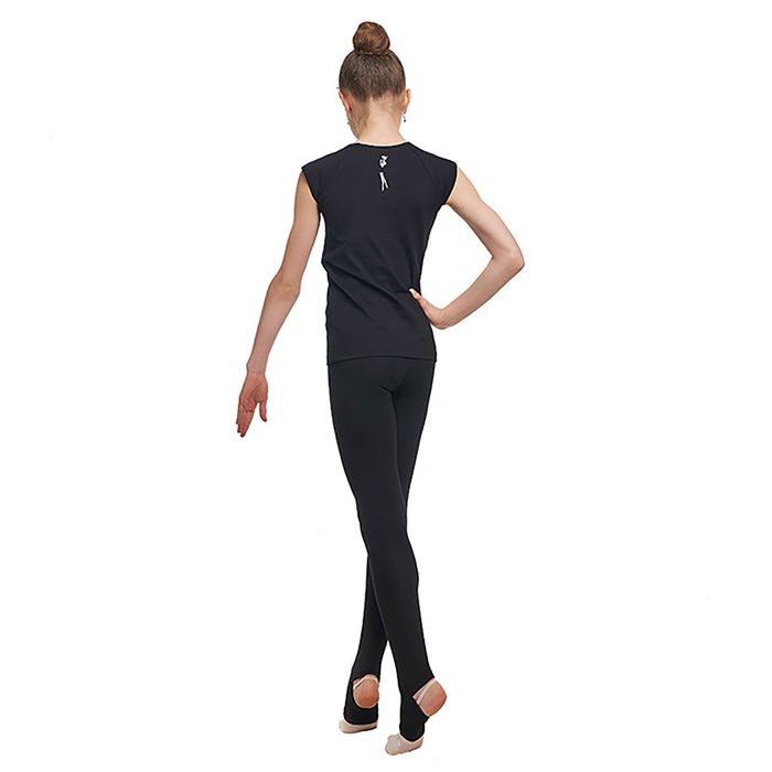 Лосины с отверстием Затмение х/б, размер 38, цвет чёрный