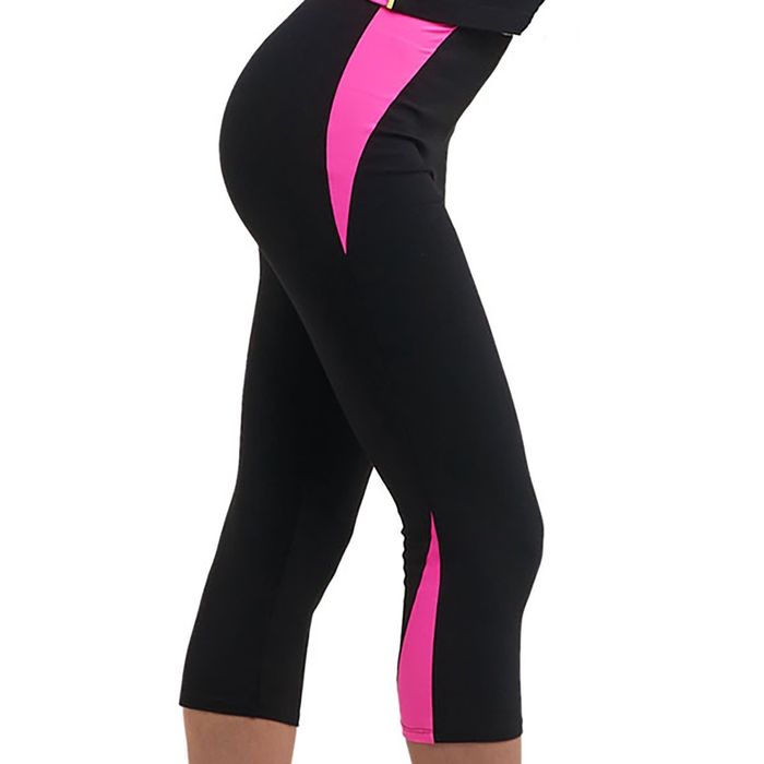 Бриджи "Венера", размер 40, цвет чёрный/розовый