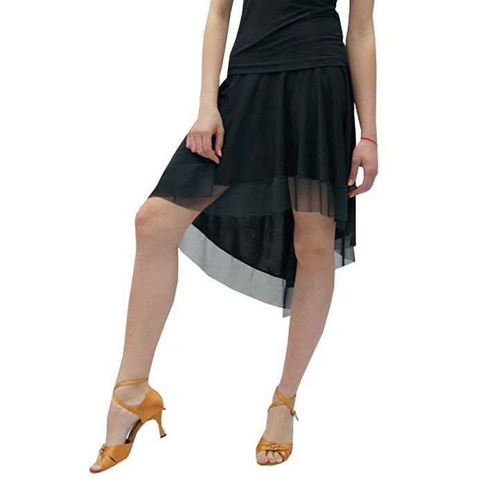 Юбка " Чикаго" для спортивных танцев, размер 40-42, цвет чёрный