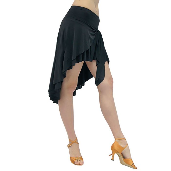 Юбка для спортивных танцев "Данди", размер 40-42, цвет чёрный