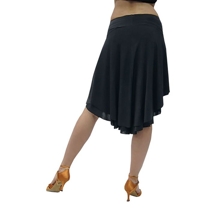 Юбка для спортивных танцев "Данди", размер 40-42, цвет чёрный