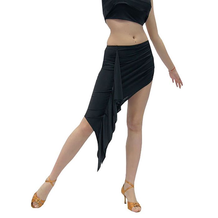 Юбка для спортивных танцев Манила, цвет черный (р.44-46)