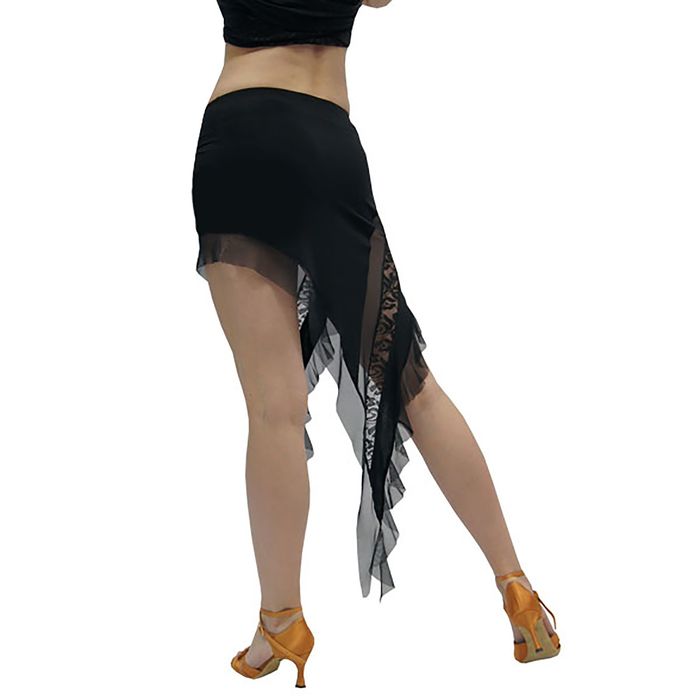 Юбка для спортивных танцев "Блэкпул", размер 40-42, цвет чёрный