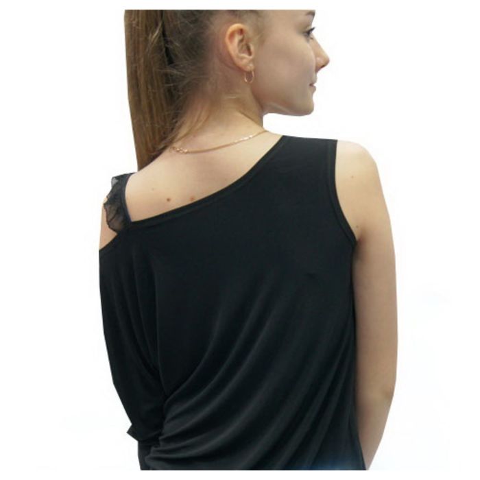 Топ для танцев Spirit Мистика, цвет черный (р.44-46)