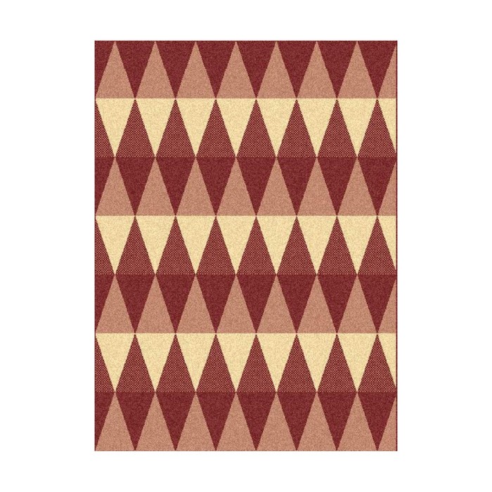 Ковёр прямоугольный Cottage 5198 3707 red natural, размер 60х110 см