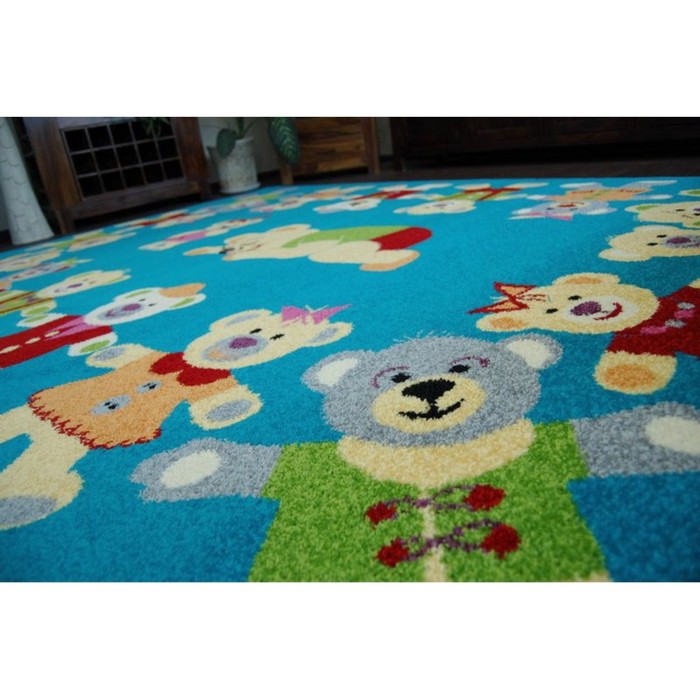 Ковёр прямоугольный Funky Rob turquoise, размер 80х120 см