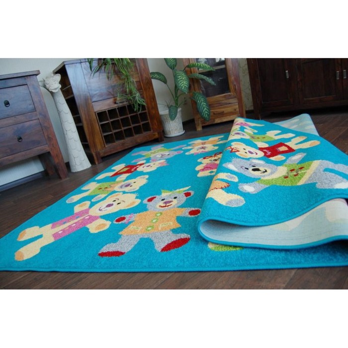 Ковёр прямоугольный Funky Rob turquoise, размер 80х120 см