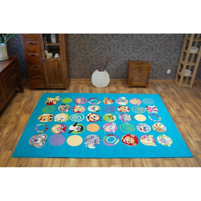 Ковёр прямоугольный Funky Sus turquoise, размер 200х280 см