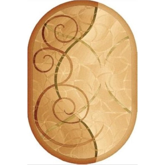 Ковёр овальный Isfahan Oval Selma sahara, размер 160х240 см