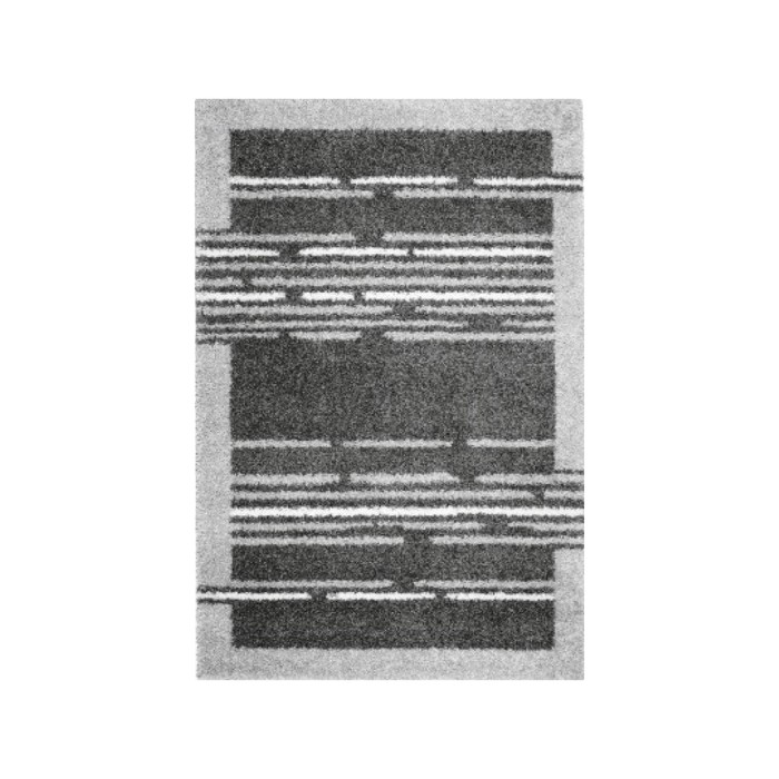 Ковёр прямоугольный Jazzy Kori dark silver, размер 133х190 см