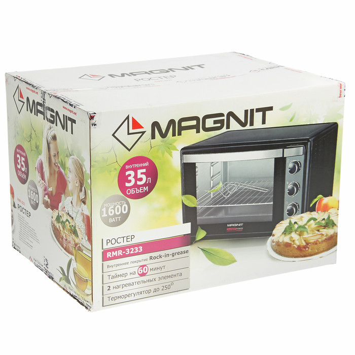 Ростер Magnit RMR-3233, 1600 Вт, 35л, черный