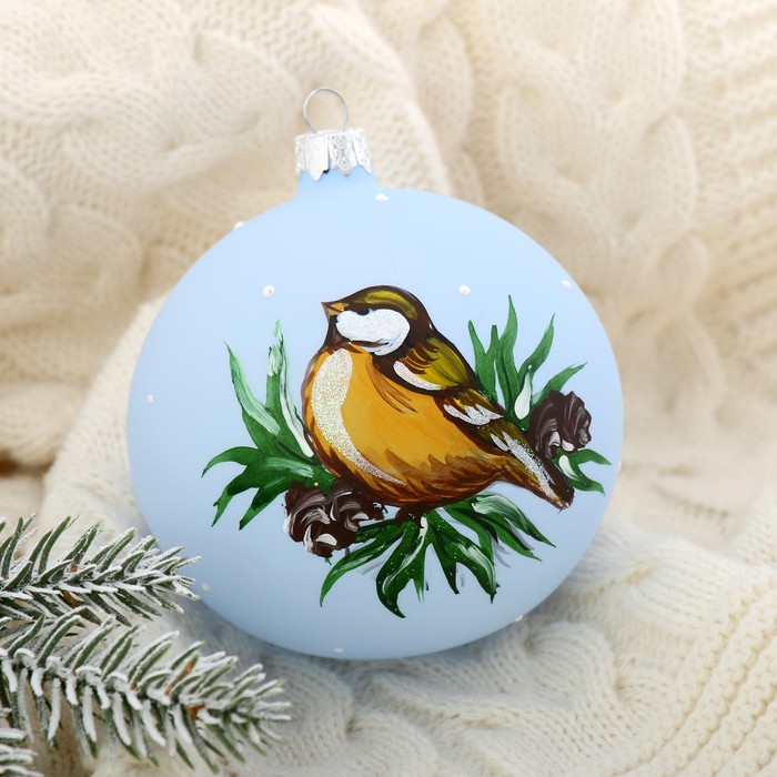 Шар "Птицы" воробей, 10 см