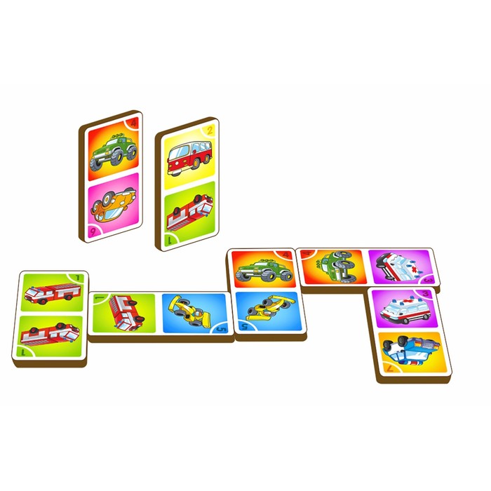 Домино "Машины", 28 шт.