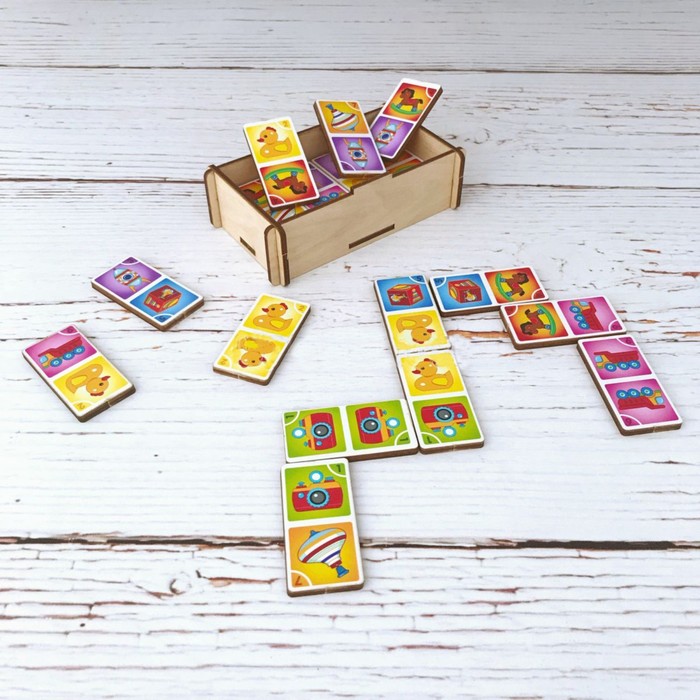 Домино "Игрушки", 28 шт.