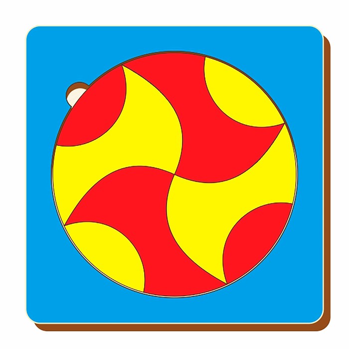 Рамка - вкладыш "Чудесный круг" МИКС